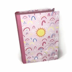 Pink Sunny Rainbow Decorative Box